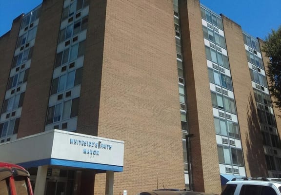 Exterior view of Whiteside's Faith Manor building