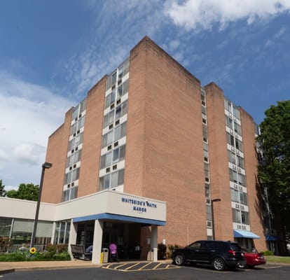 Exterior view of Whiteside's Faith Manor building