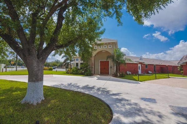 Exterior view of Barcelona Assisted Living facility