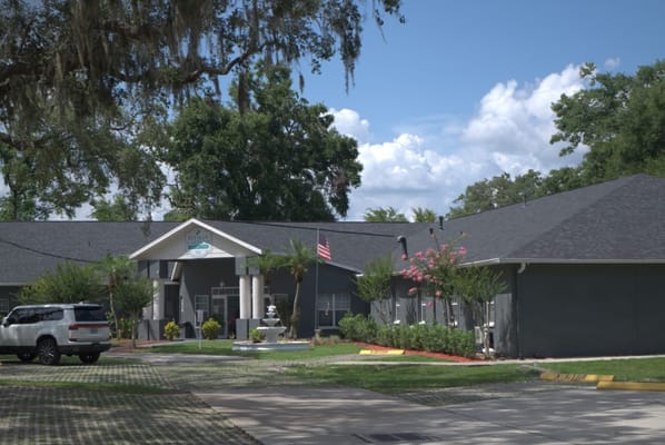 Exterior view of the Elysian Gardens Assisted Living Facility