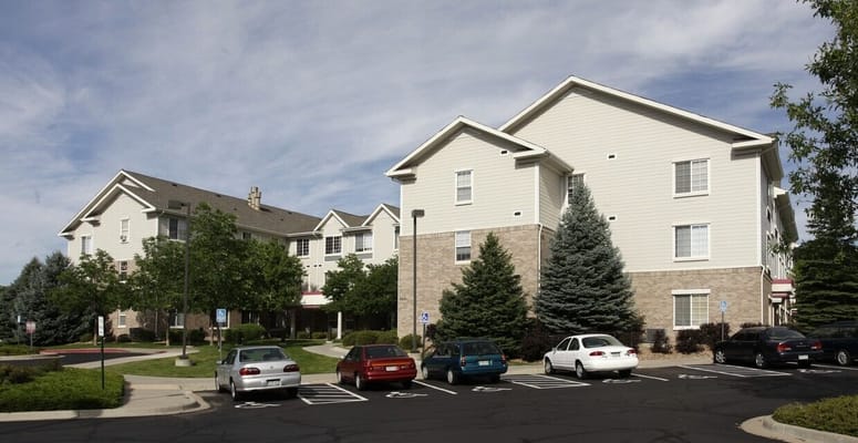 Exterior of Clare of Assisi senior living facility