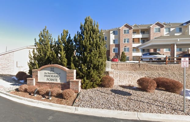 Exterior view of the Residences at Panorama Pointe.