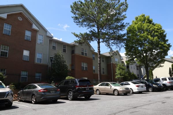 Exterior view of the Columbia Colony Senior Apartments