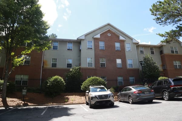 Exterior view of Columbia Colony Senior Apartments building