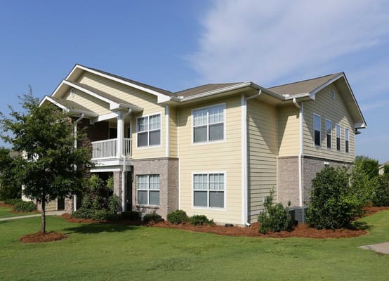 Exterior view of a senior living facility