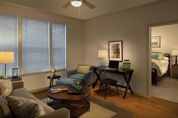 Cozy interior living space with comfortable furniture