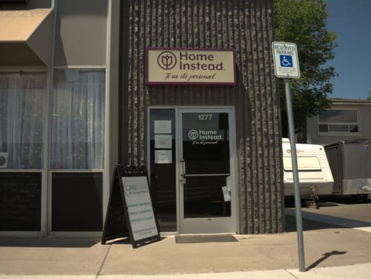 Front entrance of Home Instead facility in Reno