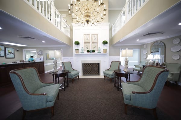 Interior common area with seating and decor