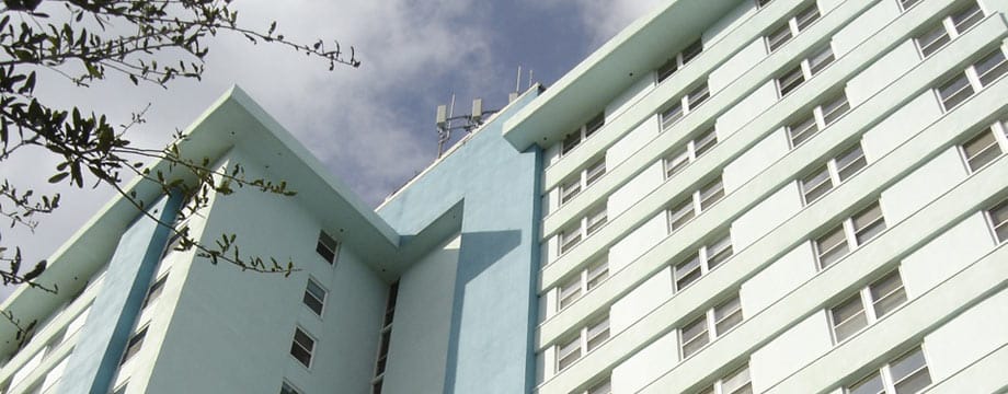 Exterior view of the Philip Benjamin Tower building