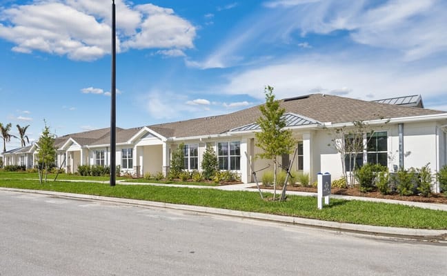 Exterior view of the Encore at Tradition facility