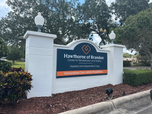 Signage for Hawthorne Brandon facility