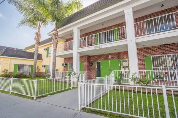 Exterior view of the Glen Park Senior High Rise building