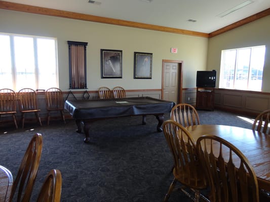 Common area with tables and seating