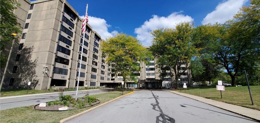 Exterior view of Al Thomas Senior Living facility