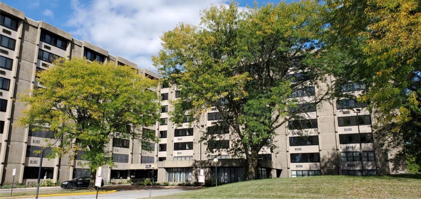 Exterior view of Al Thomas Senior Living facility