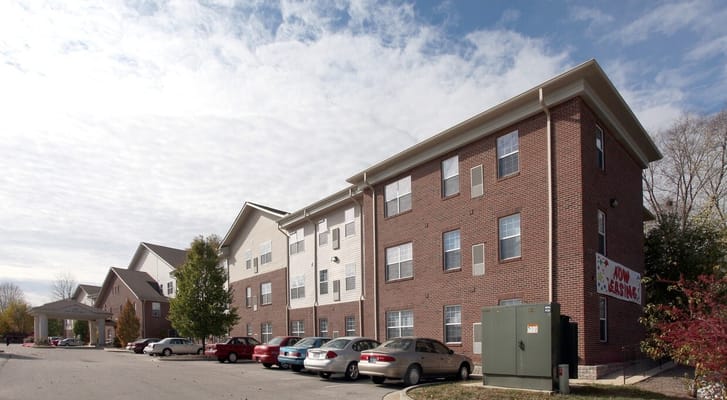 Exterior view of Main Street Commons Apartments building