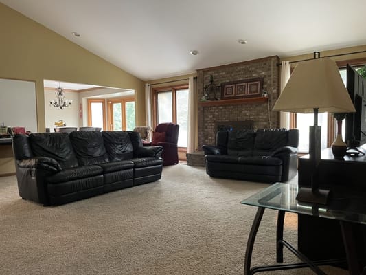 Cozy living room area with comfortable seating