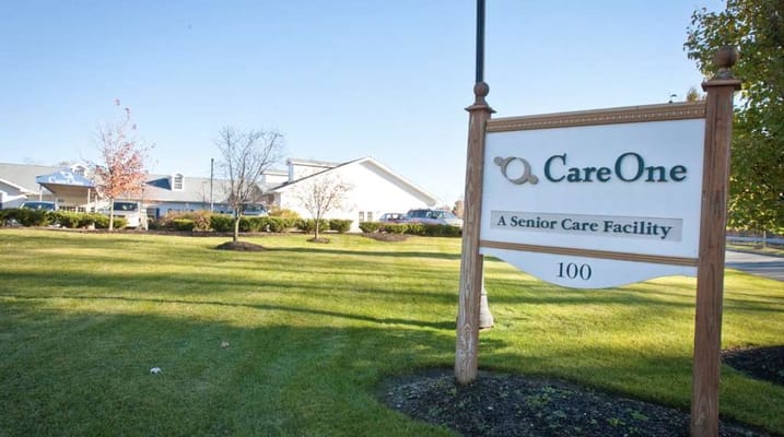 Building exterior of CareOne Senior Care Facility