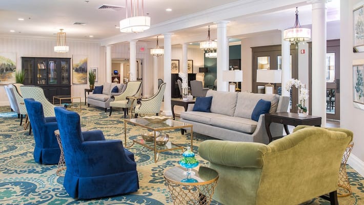 Interior common area with seating and decor