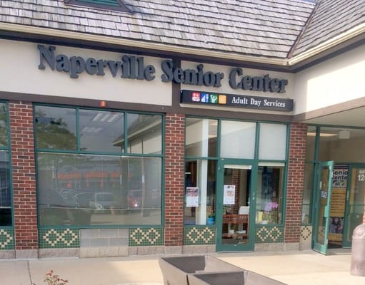 Building exterior of the Naperville Senior Center