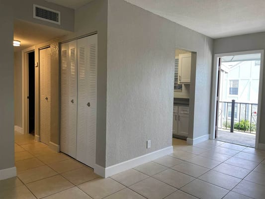 Bright interior view of a resident's living space