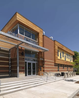 Front entrance of a modern building