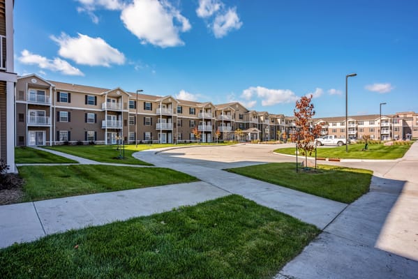 Outdoor area view of Connect55+ Ankeny facility