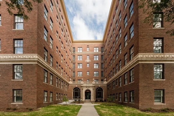 Exterior view of Commonwealth Senior Apartments