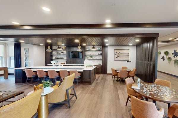 Bright and inviting dining area with modern decor