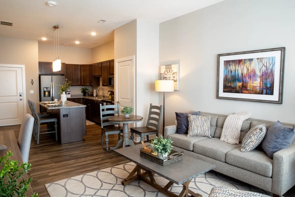 Stylish interior of a modern residential unit