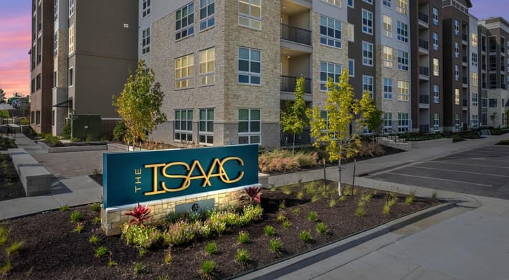 Exterior view of The Isaac Active Adult Apartments