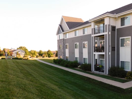 Exterior view of the residence building at Branchwood Village