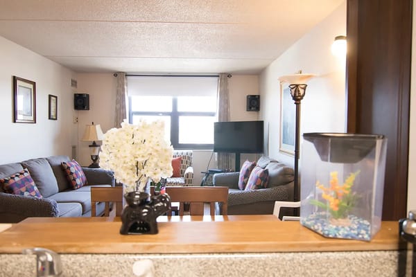 An inviting lounge area with comfortable seating