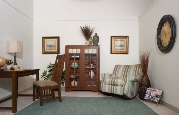 Cozy interior of a living space with decorative elements