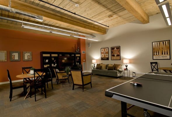 Interior common area with seating and decor