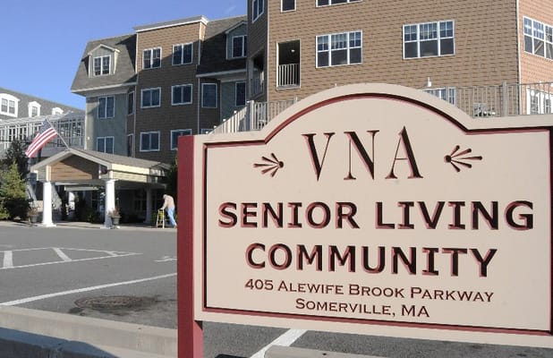 Front entrance of VNA Senior Living Community