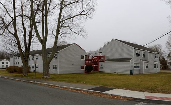 View of the exterior of John Shea Court residence