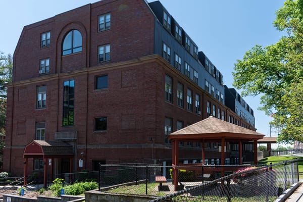 Exterior view of Weldon Gardens building