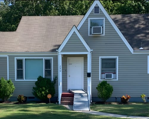 Front exterior of a senior living facility