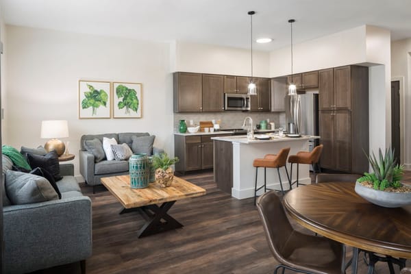 Modern interior of a resident living space