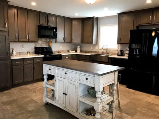 Modern kitchen in an assisted living facility