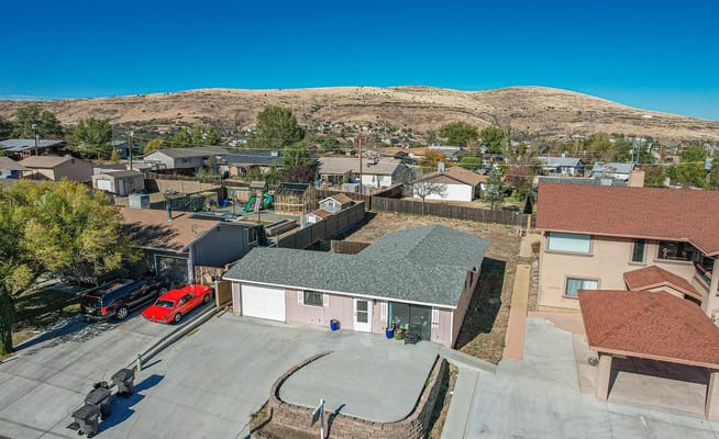Aerial view of American Heritage Senior living facility in Prescott, AZ.