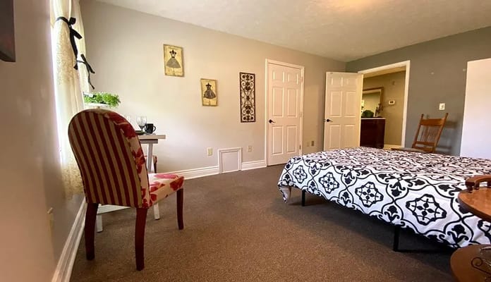 Cozy private room with decorative elements