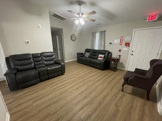 Interior common area with seating and decor