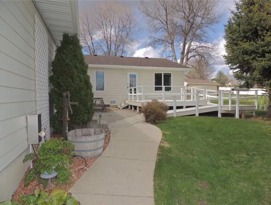 Pathway leading to the entrance of Your Home Away From Home Assisted Living