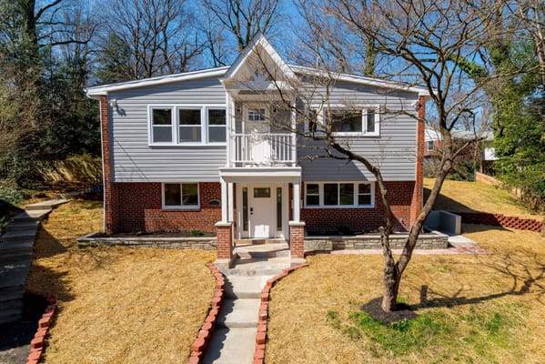 Exterior view of an assisted living facility building