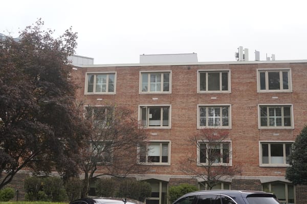 Exterior view of a senior living facility building