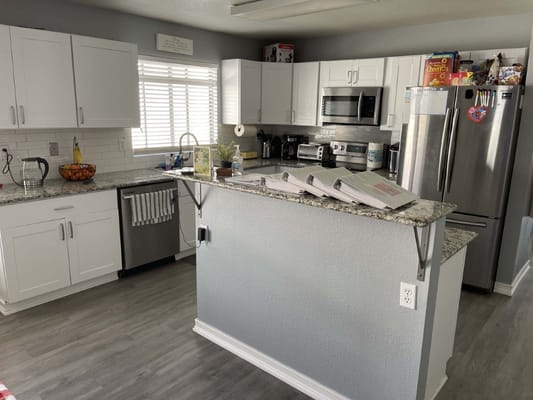 Modern kitchen in a senior care facility