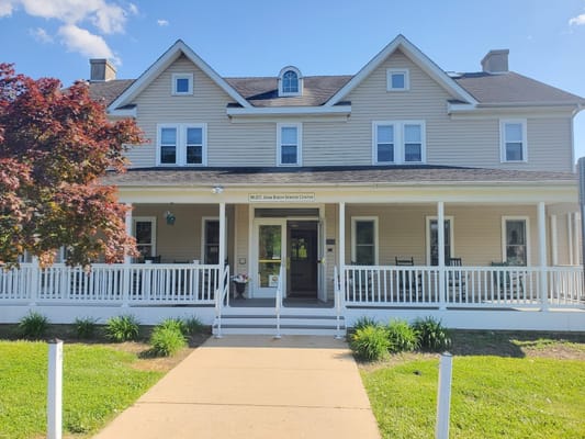Exterior view of the MOT Senior Center building