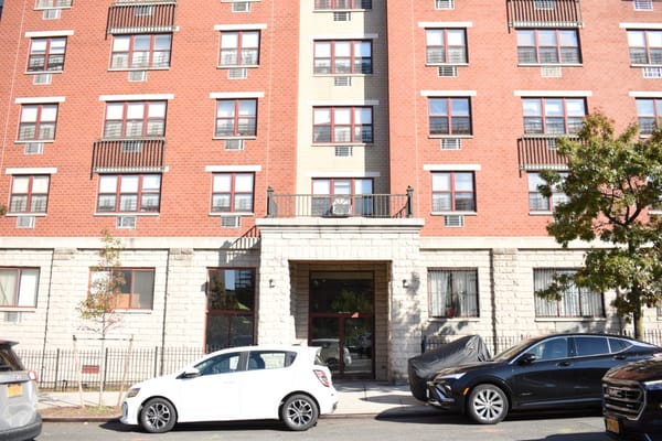 Exterior view of the senior care facility building